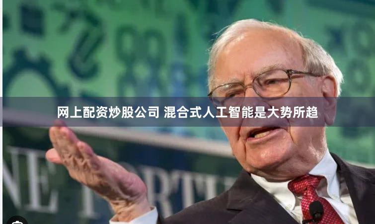 网上配资炒股公司 混合式人工智能是大势所趋
