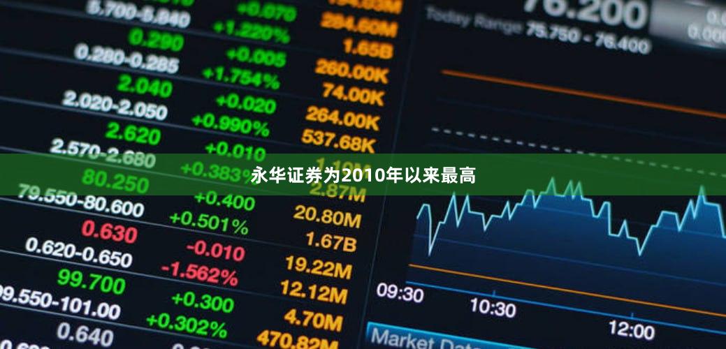 永华证券为2010年以来最高